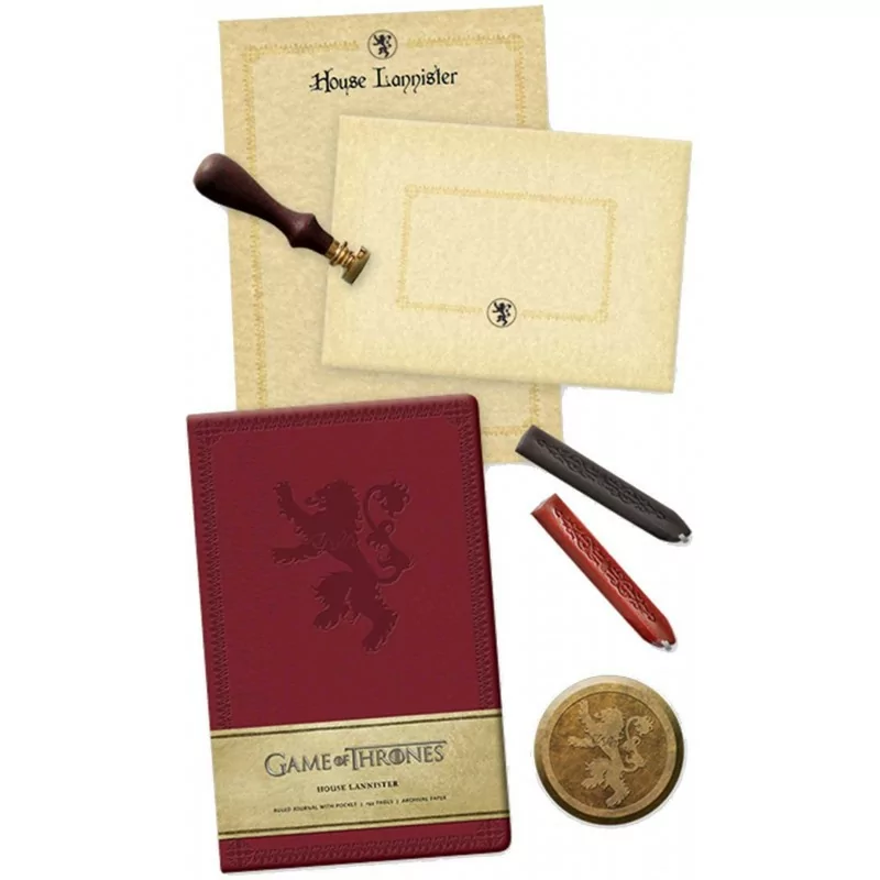 Game of Thrones - Set papeterie Deluxe Lannister