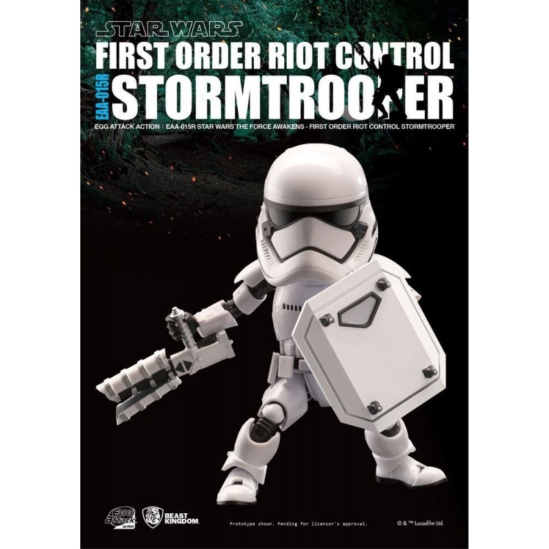 Star Wars - Figurine Riot Control Stormtrooper- Egg Attack