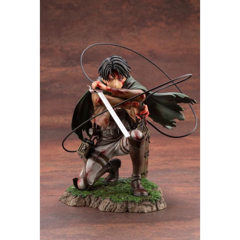 Statuette Levi Fortitude ver. PVC ARTFX J Kotobukiya 17 cm - L'Attaque des Titans - L'Attaque des Titans