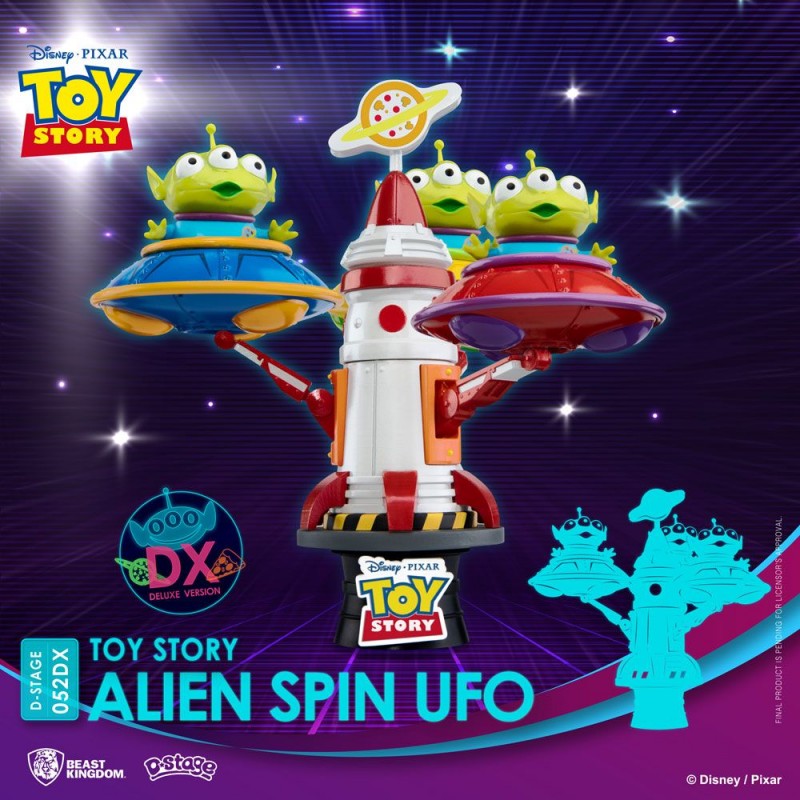Diorama PVC D-Stage Alien Spin Ufo - Toy Story