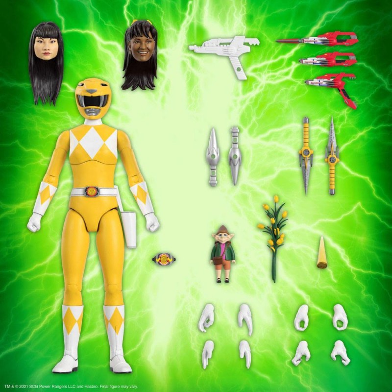 Figurine Ultimates Yellow Ranger - Mighty Morphin Power Rangers