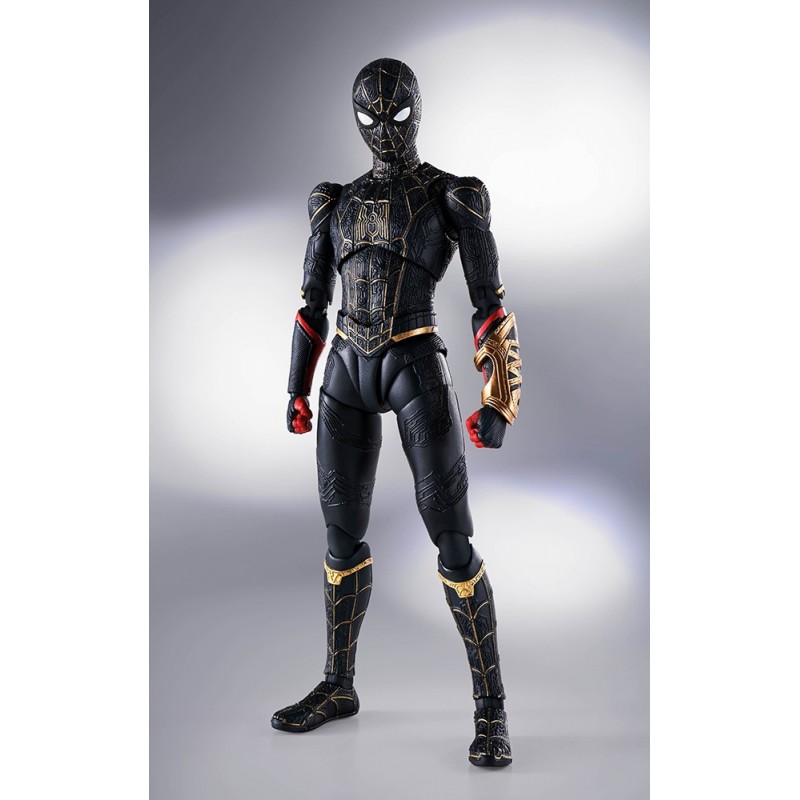 S.H Figuarts Spider-Man Black & Gold Suit - Spider-Man : No Way Home