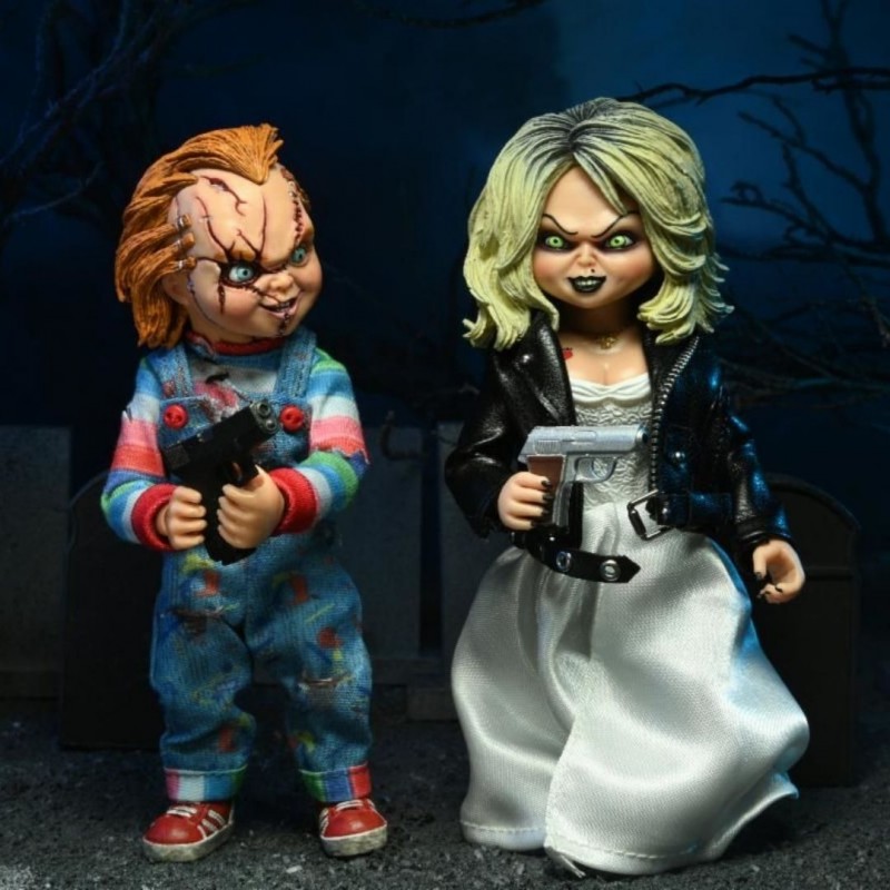 Set 2 figurines Chucky & Tiffany - Bride of Chucky
