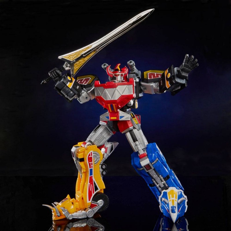 Figurine Dino Megazord 28 cm - Mighty Morphin Power Rangers Lightning Collection Zord Ascension Project