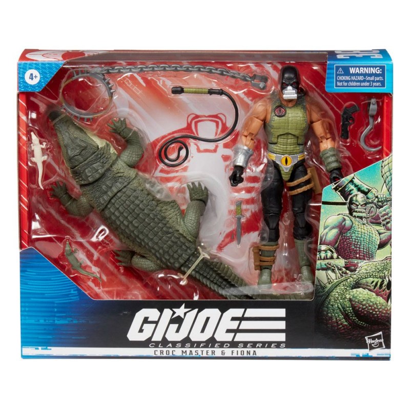 Figurines Croc Master & Fiona - G.I. Joe Classified Series
