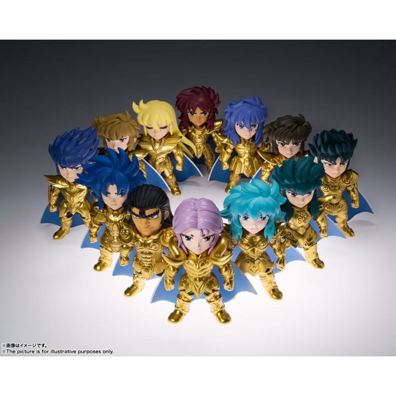 Set 12 mini-figurines The Supreme Gold Saints Assemble! - Saint Seiya ARTlized