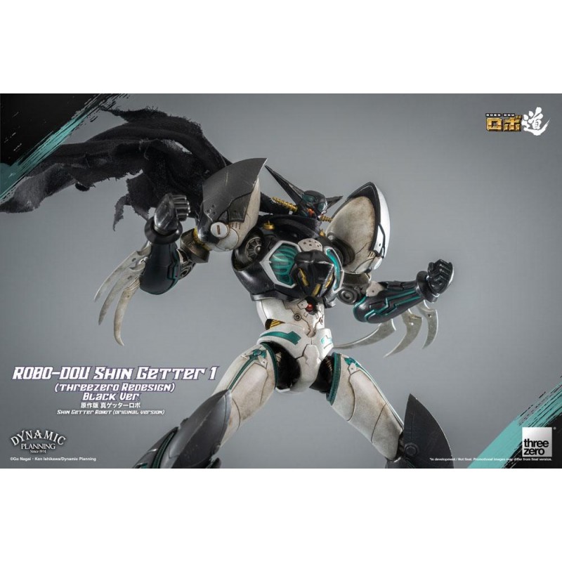 Figurine Robo-Dou Shin Getter 1 Black Ver. - Getter Robot: The Last Day - ThreeZero