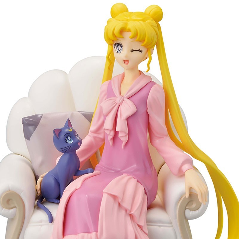 Figur Ichibansho Usagi & Luna - Antique Style - Sailor Moon
