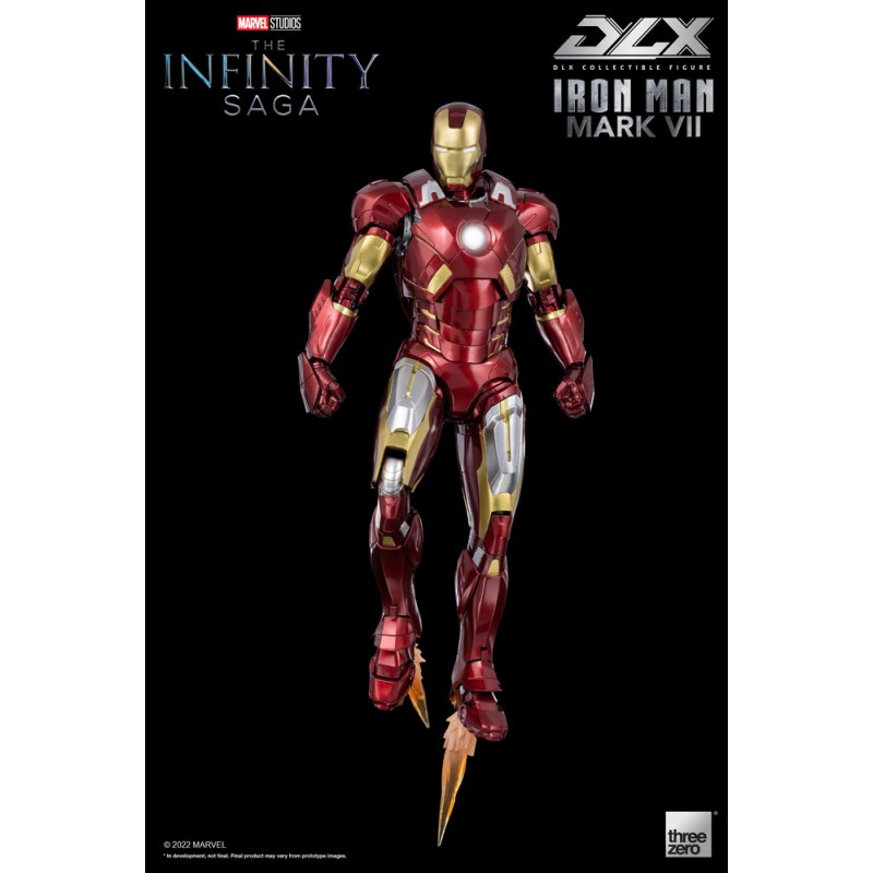 Figurine 1/12 DLX Iron Man Mark 7 - Threezero - Infinity Saga