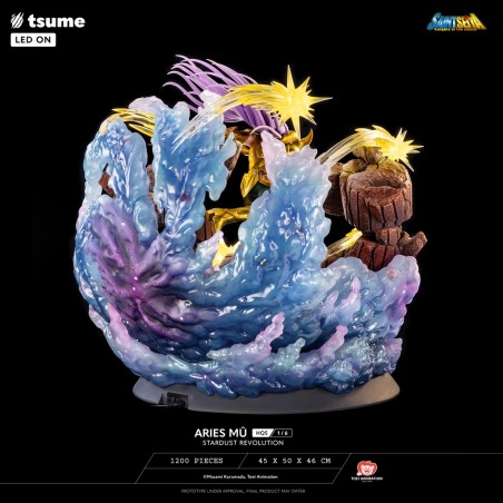 Statue Aries Mû Stardust Revolution HQS by Tsume - Saint Seiya Statue Aries Mû Stardust Revolution HQS by Tsume - Saint Seiya