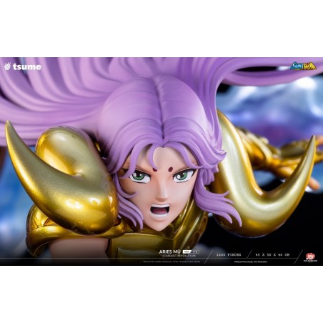 Statue Aries Mû Stardust Revolution HQS by Tsume - Saint Seiya Statue Aries Mû Stardust Revolution HQS by Tsume - Saint Seiya