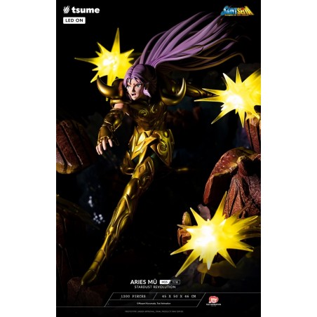 Statue Aries Mû Stardust Revolution HQS by Tsume - Saint Seiya Statue Aries Mû Stardust Revolution HQS by Tsume - Saint Seiya