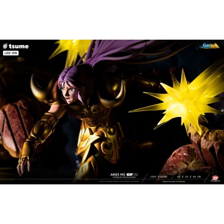 Statue Aries Mû Stardust Revolution HQS by Tsume - Saint Seiya Statue Aries Mû Stardust Revolution HQS by Tsume - Saint Seiya