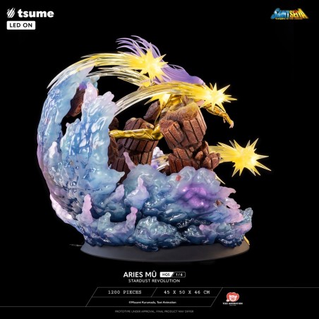 Statue Aries Mû Stardust Revolution HQS by Tsume - Saint Seiya Statue Aries Mû Stardust Revolution HQS by Tsume - Saint Seiya