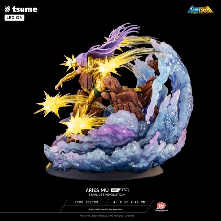 Statue Aries Mû Stardust Revolution HQS by Tsume - Saint Seiya Statue Aries Mû Stardust Revolution HQS by Tsume - Saint Seiya