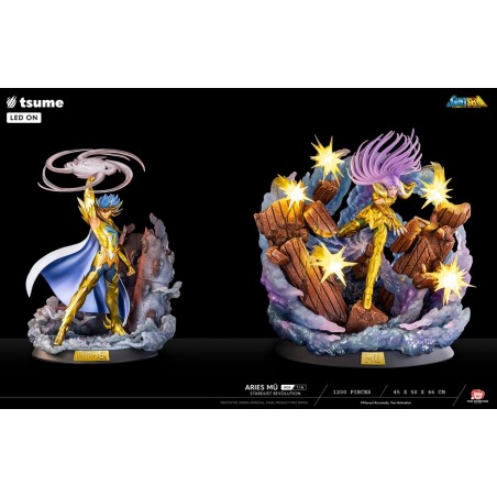 Statue Aries Mû Stardust Revolution HQS by Tsume - Saint Seiya Statue Aries Mû Stardust Revolution HQS by Tsume - Saint Seiya