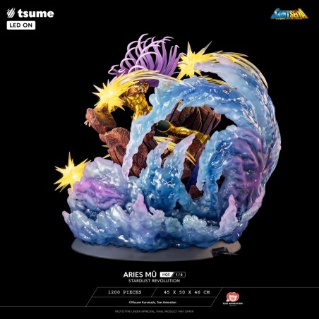 Statue Aries Mû Stardust Revolution HQS by Tsume - Saint Seiya Statue Aries Mû Stardust Revolution HQS by Tsume - Saint Seiya