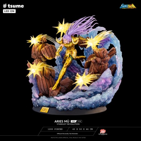 Statue Aries Mû Stardust Revolution HQS by Tsume - Saint Seiya Statue Aries Mû Stardust Revolution HQS by Tsume - Saint Seiya