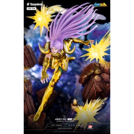 Statue Aries Mû Stardust Revolution HQS by Tsume - Saint Seiya Statue Aries Mû Stardust Revolution HQS by Tsume - Saint Seiya