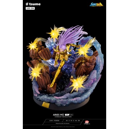 Statue Aries Mû Stardust Revolution HQS by Tsume - Saint Seiya Statue Aries Mû Stardust Revolution HQS by Tsume - Saint Seiya