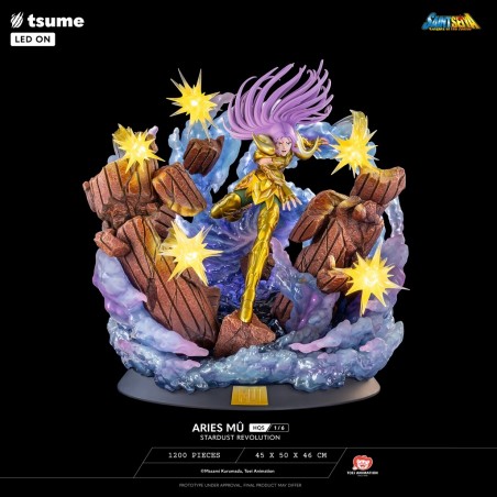 Statue Aries Mû Stardust Revolution HQS by Tsume - Saint Seiya Statue Aries Mû Stardust Revolution HQS by Tsume - Saint Seiya