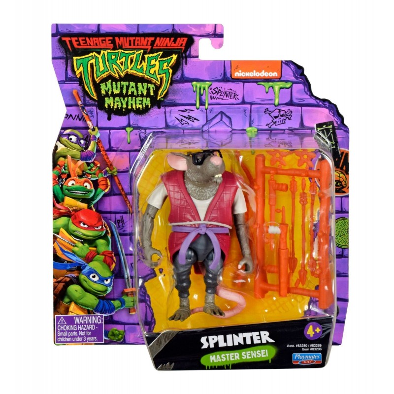 Figurine Splinter Teenage Mutant Ninja Turtles Mutant Mayhem