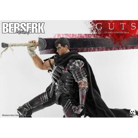 Figurine articulée Berserk- Berserk figurine 1/6 Guts (Black Swordsman) 32  cm