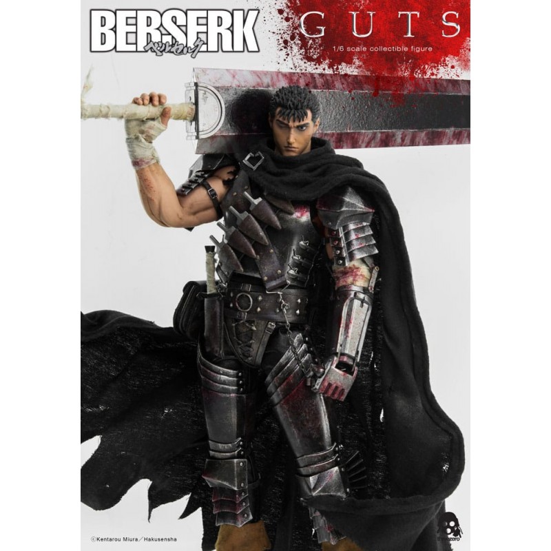 Figurine 1/6 Guts (Black Swordsman) - Berserk - ThreeZero