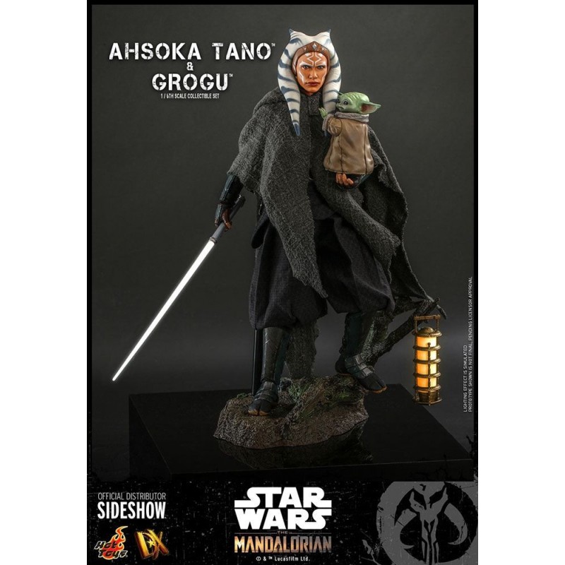 Pack 2 figurines Ahsoka Tano & Grogu 1/6 Hot Toys - Star Wars : The Mandalorian