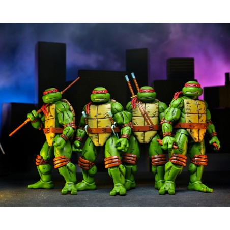 Pack de 4 figurines Leonardo, Raphael, Michelangelo, & Donatello - Tortues  Ninja (Mirage Comics) - Funkyshop