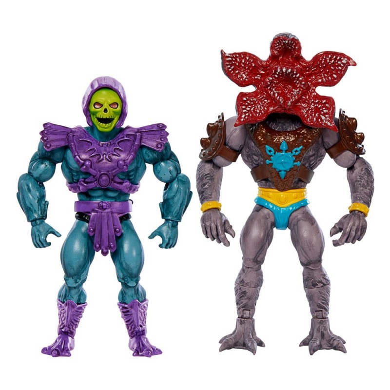 Pack 2 figurines Skeletor & Demogorgon - Les Maîtres de l'Univers x Stranger Things Origins