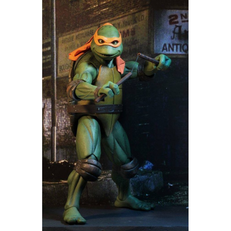 Tortues Ninja - Figurine articulée 1/4 Michelangelo 42 cm