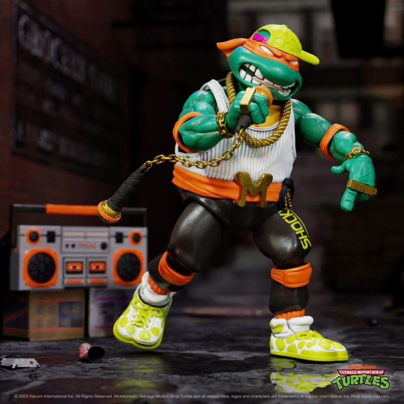 Figurine Ultimates Rappin' Mike - Tortues Ninja