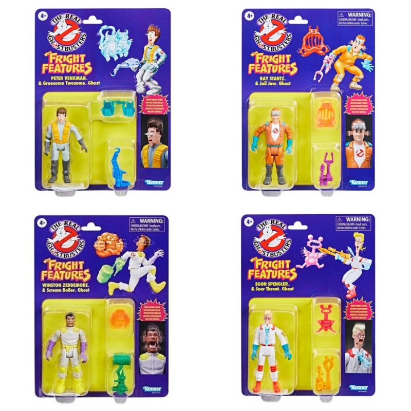 Pack 4 figurines SOS Fantômes Kenner Classics - Ghostbusters