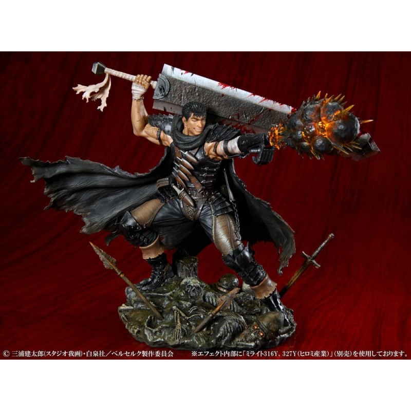 Estatuilla PVC 1/7 Guts Black Swordsman Ver. 26 cm - Berserk