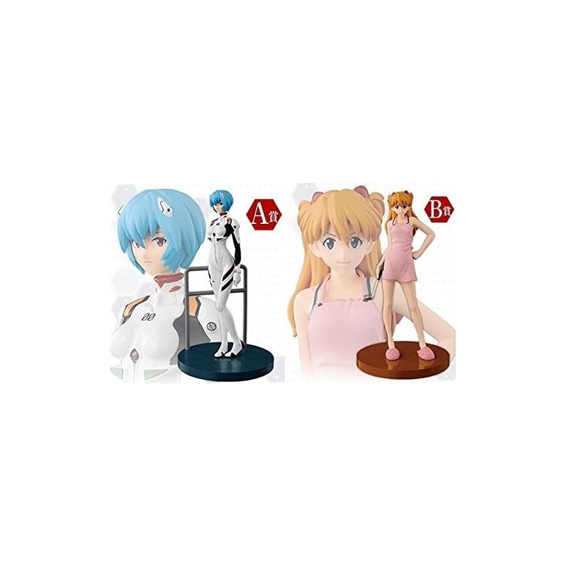 Set 2 figurines Ichibankuji Rei Ayanami & Asuka Langley- Evangelion Memorial ~ 1995-2015 ~