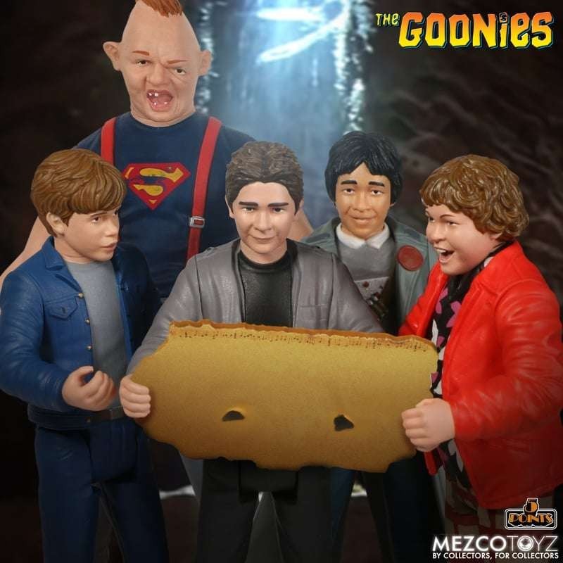 Set 4 figurines 5 Points The Goonies