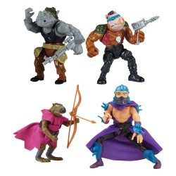 Set 4 figurines Retro TMNT - Tortues Ninja