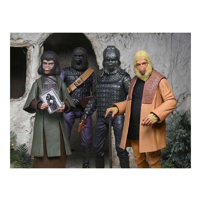 Pack 4 Action figures Planet of the Apes