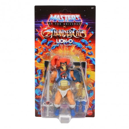 Deluxe-Figurine von Lion-O aus He-Man und den Masters of the Universe x ThunderCats. Deluxe-Figurine von Lion-O aus He-Man und den Masters of the Universe x ThunderCats.
