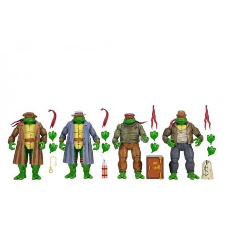 Pack of 4 Gangster Turtles figurines - Ninja Turtles (Mirage Comics) Pack of 4 Gangster Turtles figurines - Ninja Turtles (Mirage Comics)