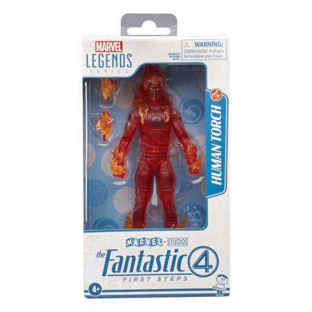 Human Torch Figurine - Fantastic Four: First Steps - Marvel Legends Series Human Torch Figurine - Fantastic Four: First Steps - Marvel Legends Series