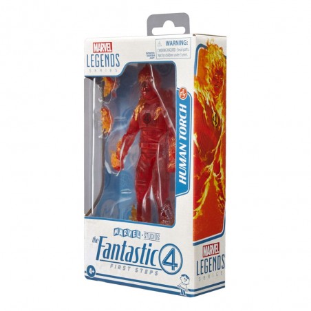 Human Torch Figurine - Fantastic Four: First Steps - Marvel Legends Series Human Torch Figurine - Fantastic Four: First Steps - Marvel Legends Series