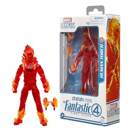 Human Torch Figurine - Fantastic Four: First Steps - Marvel Legends Series Human Torch Figurine - Fantastic Four: First Steps - Marvel Legends Series
