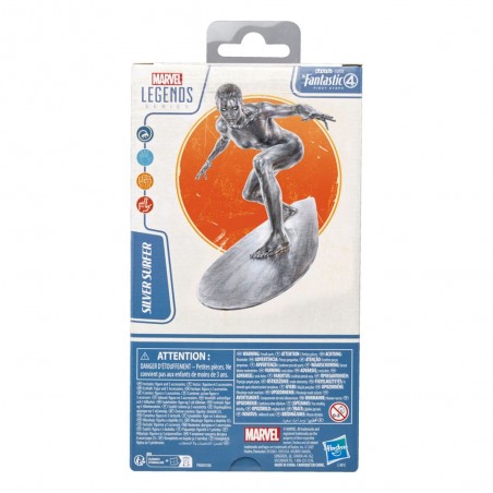Silver Surfer Figurine - Fantastic Four: First Steps - Marvel Legends Series Silver Surfer Figurine - Fantastic Four: First Steps - Marvel Legends Series