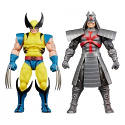 Pack 2 figurines Wolverine vs. Silver Samurai - Marvel Legends Gamerverse