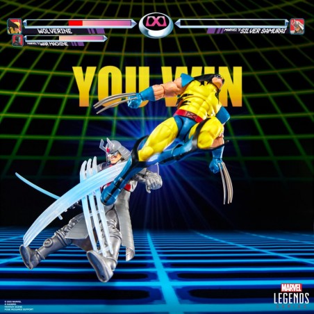 Packung mit 2 Actionfiguren Wolverine vs. Silver Samurai - Marvel Legends Gamerverse Packung mit 2 Actionfiguren Wolverine vs. Silver Samurai - Marvel Legends Gamerverse