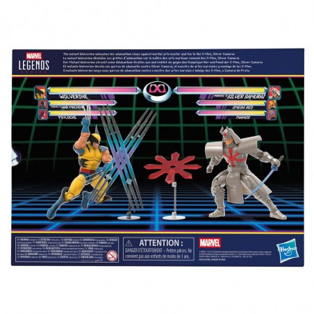 Packung mit 2 Actionfiguren Wolverine vs. Silver Samurai - Marvel Legends Gamerverse Packung mit 2 Actionfiguren Wolverine vs. Silver Samurai - Marvel Legends Gamerverse