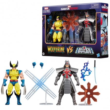 Packung mit 2 Actionfiguren Wolverine vs. Silver Samurai - Marvel Legends Gamerverse Packung mit 2 Actionfiguren Wolverine vs. Silver Samurai - Marvel Legends Gamerverse