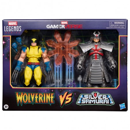 Packung mit 2 Actionfiguren Wolverine vs. Silver Samurai - Marvel Legends Gamerverse Packung mit 2 Actionfiguren Wolverine vs. Silver Samurai - Marvel Legends Gamerverse